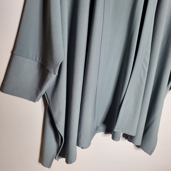 Wynne Layers blue drape dolman sleeve Large Cardigan Sweater Excellent condition - Picture 3 of 9